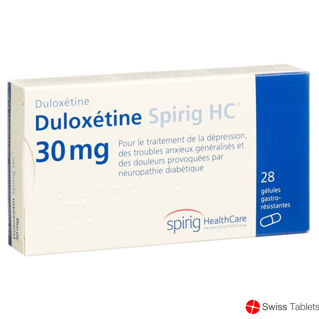 Duloxetine Spirig HC Kaps 30 mg 28 pcs