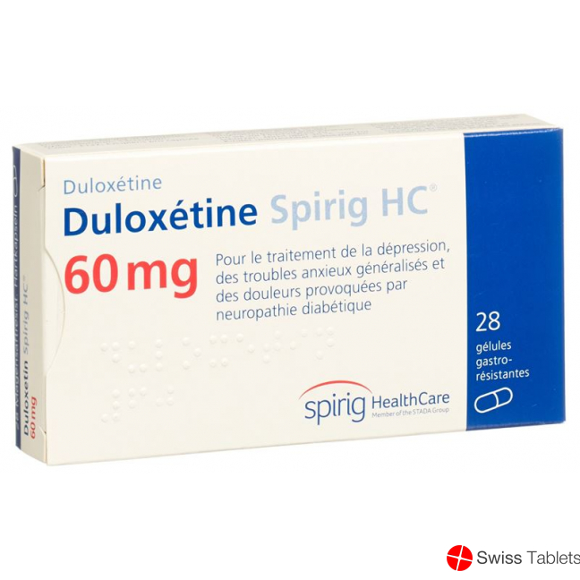 Duloxetine Spirig HC Kaps 60 mg 28 pcs