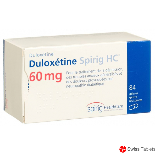 Duloxetine Spirig HC Kaps 60 mg 84 pcs