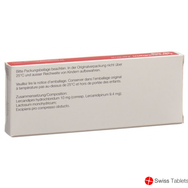 Lercanidipine Zentiva Filmtabl 10 mg 30 pcs