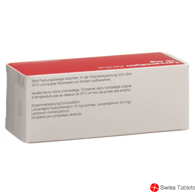 Lercanidipine Zentiva Filmtabl 10 mg 100 pcs