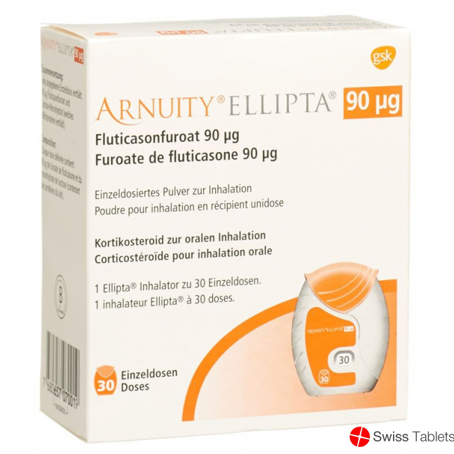 Arnuity Ellipta Inh Pulver 90mcg 30 Dos buy online