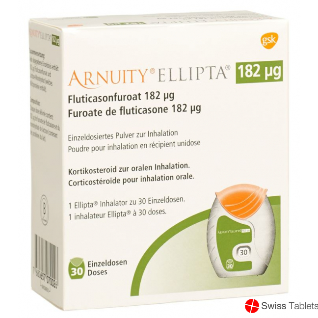 Arnuity Ellipta Inh Pulver 182mcg 30 Dos buy online