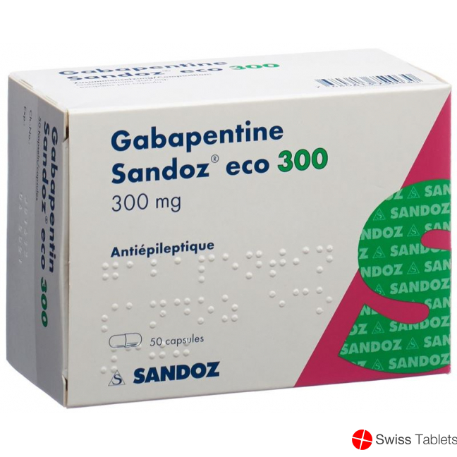 Gabapentin Sandoz eco Kaps 300 mg 50 pcs