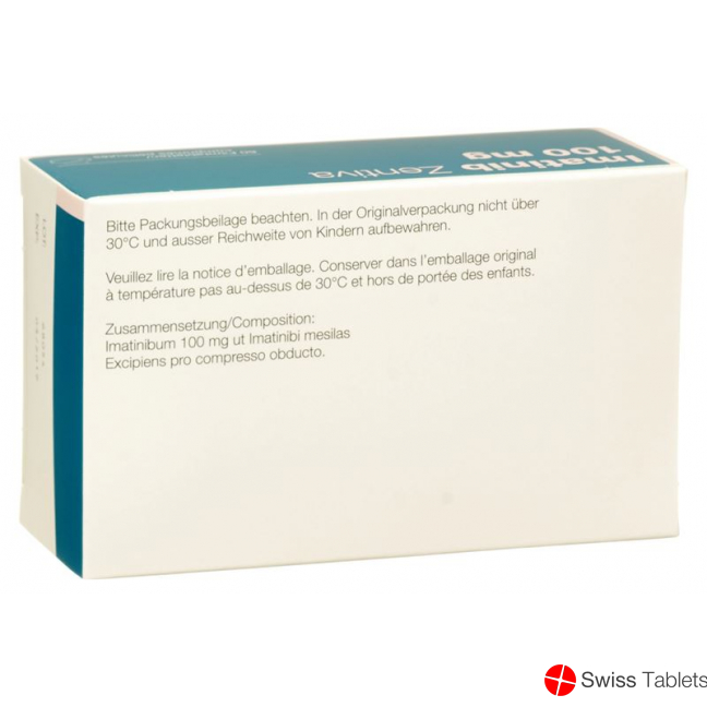 Imatinib Zentiva Filmtabl 100 mg of 60 pcs