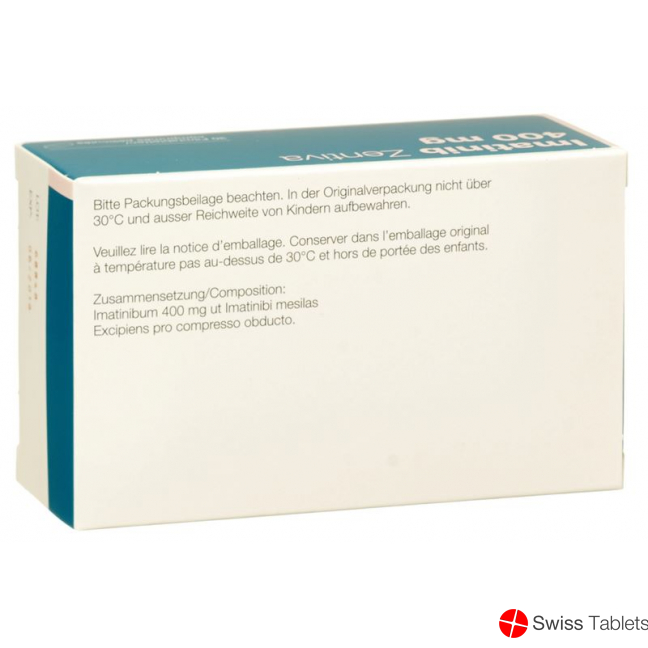 Imatinib Zentiva Filmtabl 400 mg 30 pcs