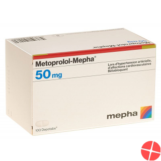 Metoprolol Mepha Depotabs 50 mg 100 pcs