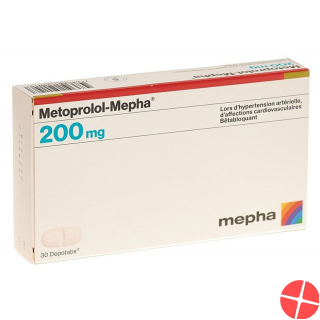 Metoprolol Mepha Depotabs 200 mg 30 pcs