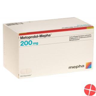 Metoprolol Mepha Depotabs 200mg 100 Stück