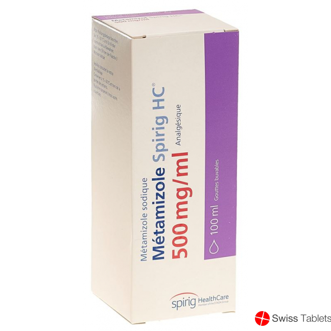 Dipyrone Spirig HC drops of 500 mg / ml 100 ml