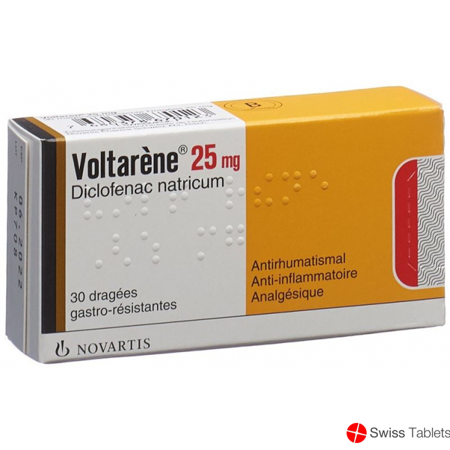 Voltaren 25mg 30 Dragées buy online