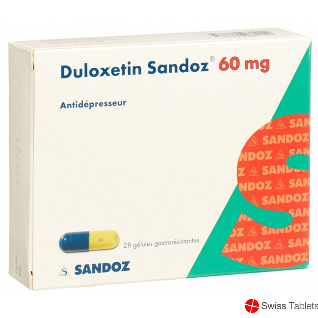 Duloxetine Sandoz Kaps 60 mg 28 pcs