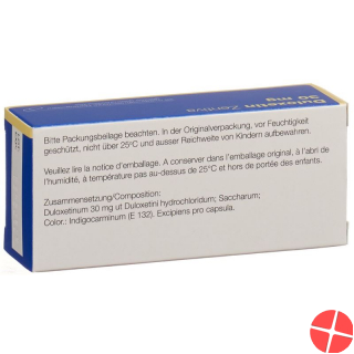 Duloxetine Zentiva Kaps 30 mg 28 pcs