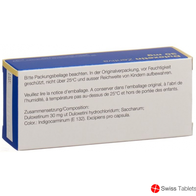 Duloxetine Zentiva Kaps 30 mg 28 pcs