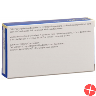 Duloxetine Zentiva Kaps 60 mg 14 pcs