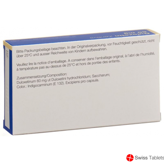 Duloxetine Zentiva Kaps 60 mg 28 pcs