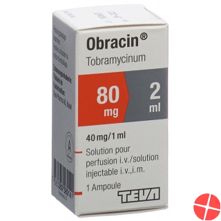 Obracin Injektionslösung 80mg/2ml Durchstechflasche 2ml