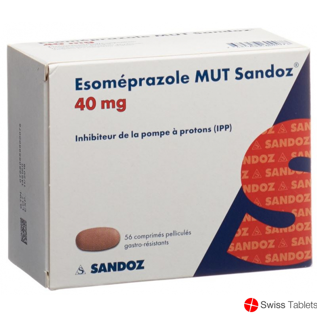 Esomeprazole MUT Sandoz Filmtabl 40 mg 56 pcs