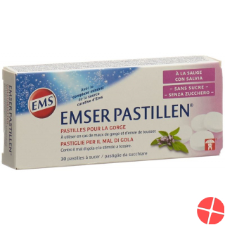 Emser sugar-free with sage 30 lozenges