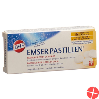 Emser sugar-free without menthol 30 pastilles