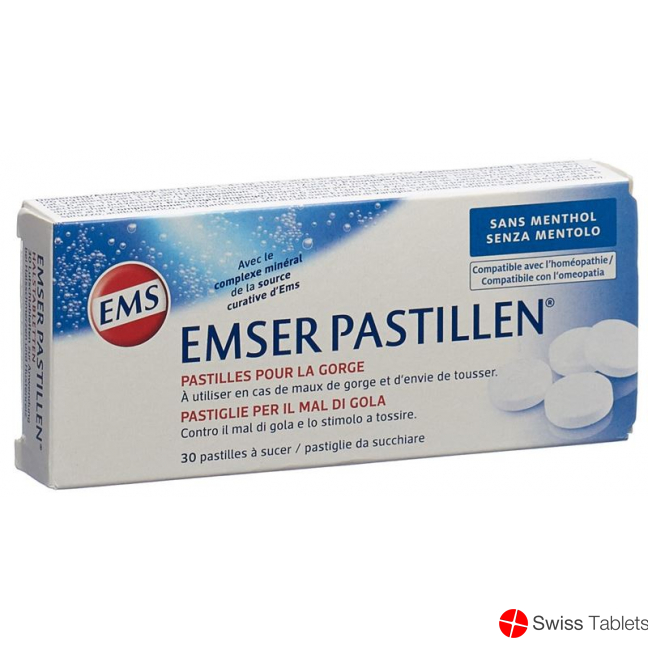 Emser without menthol 30 lozenges