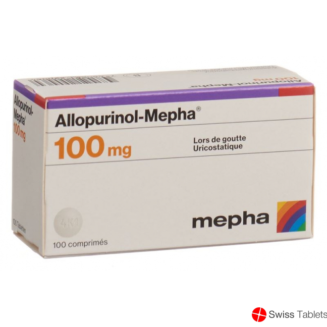 Allopurinol Mepha tbl 100 mg 100 pcs