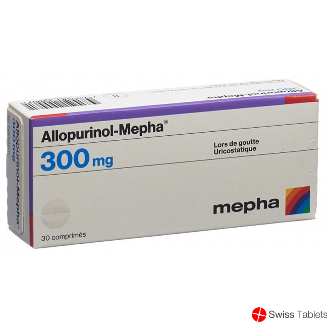 Allopurinol Mepha tbl 300 mg 30 pcs