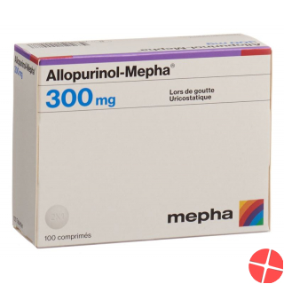 Allopurinol Mepha Tabletten 300mg 100 Stück