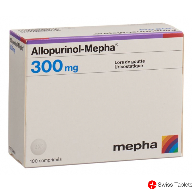 Allopurinol Mepha Tabletten 300mg 100 Stück buy online