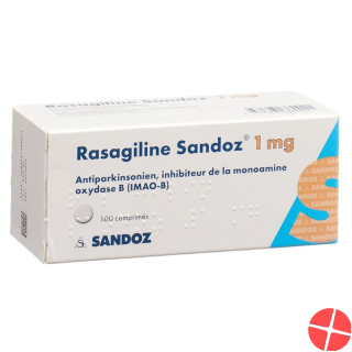 Rasagilin Sandoz 1 mg 100 tablets Rasagilin Sandoz 1 mg 100 tablets