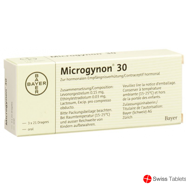 Microgynon-30 3x21 Dragees buy online