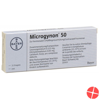 Microgynon 50 Dragees 21 Stück