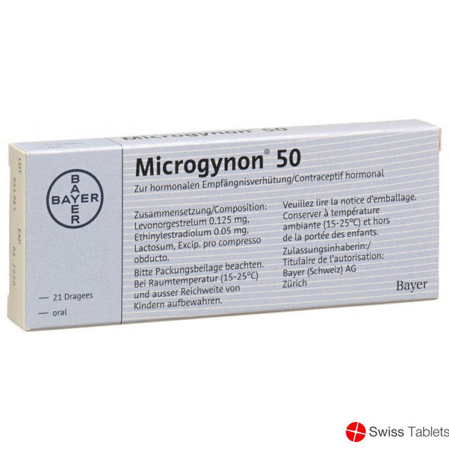 Microgynon 50 Dragees 21 Stück buy online
