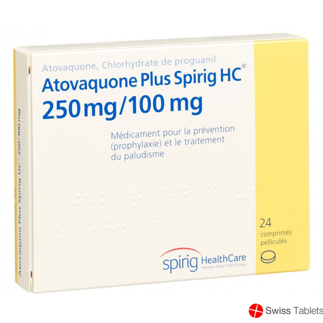 Atovaquon Plus Spirig HC Filmtabletten 250/100 24 Stück buy online