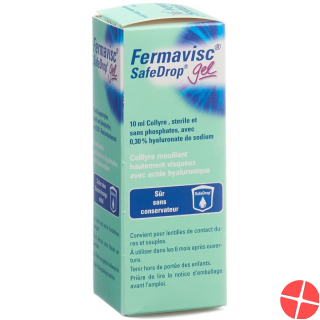 Fermavisc Safedrop Augengel 0.3% Tropfflasche 10ml