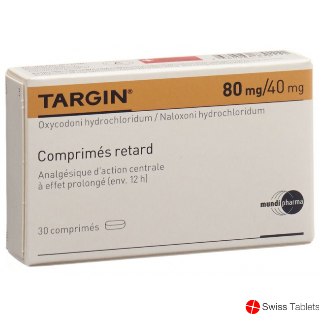 Targin Retard Tabletten 80mg/40mg 30 Stück buy online