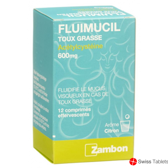 Fluimucil Erkältungshust Brausetabletten 600mg 12 Stück buy online