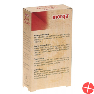 Morga Roter Ginseng Kapseln 30 Stück