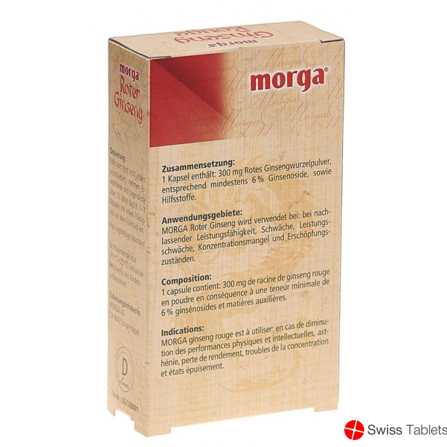 Morga Roter Ginseng Kapseln 30 Stück buy online