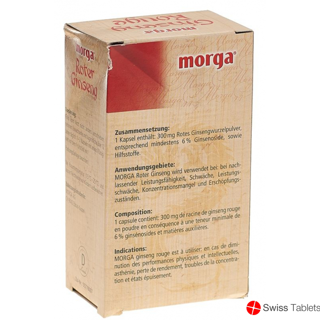 Morga Roter Ginseng Kapseln 100 Stück buy online