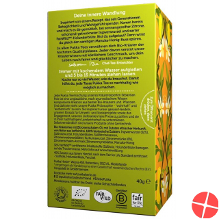 Pukka Zitrone, Ingwer & Manuka-Honig Tee Bio (neu) Beutel 20 Stück