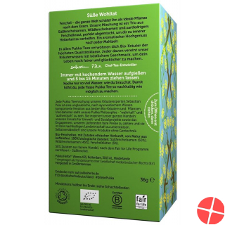 Pukka Drei Fenchel Tee Bio Beutel 20 Stück