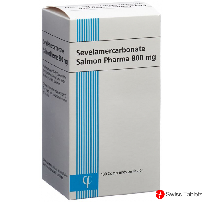 Sevelamercarbonate Salmon Pharma 800mg Flasche 180 Stück buy online