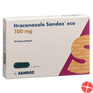 Itraconazol Sandoz Eco 100 mg 4 capsules