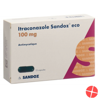 Itraconazol Sandoz Eco Kapseln 100mg 15 Stück