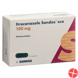 Itraconazol Sandoz Eco Kapseln 100mg 30 Stück