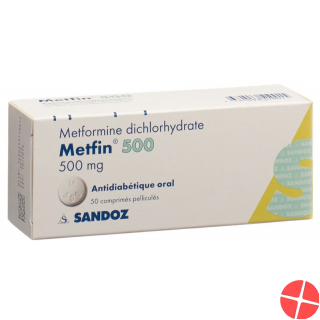 Metfin Filmtabletten 500mg 50 Stück