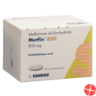 Metfin Filmtabletten 850mg 100 Stück