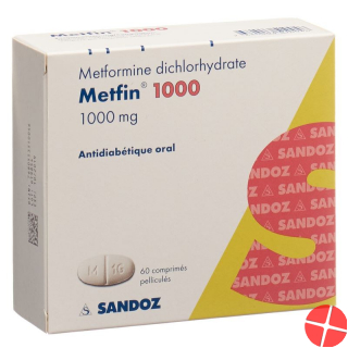 Metfin Filmtabletten 1000mg 60 Stück