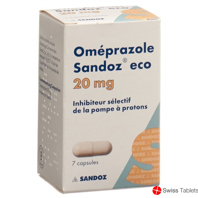 Omeprazol Sandoz Eco Kapseln 20mg Dose 7 Stück buy online